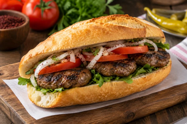 Kapaklı Ekmek Arası Köfte